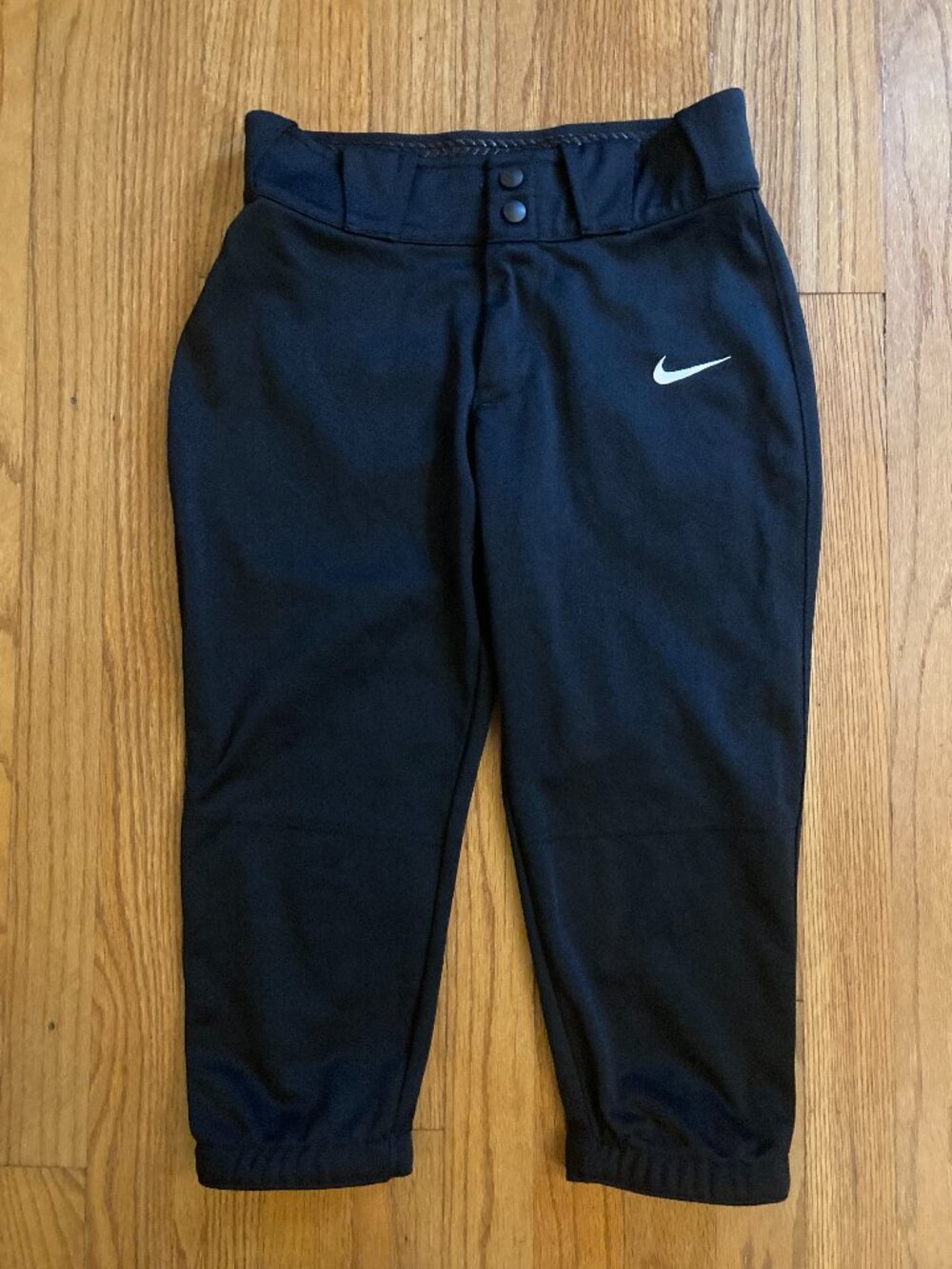 NIKE Women's Black Short Softball Pants ~ Sz S
